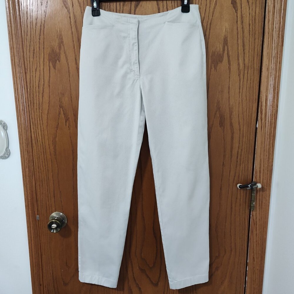 Ann Taylor stretch beige dress pants, excellent used condition, size 6P